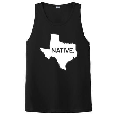 I Love Lone Star State Texas Native PosiCharge Competitor Tank