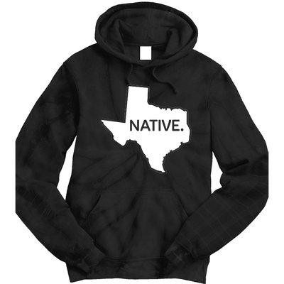 I Love Lone Star State Texas Native Tie Dye Hoodie