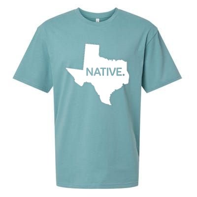 I Love Lone Star State Texas Native Sueded Cloud Jersey T-Shirt