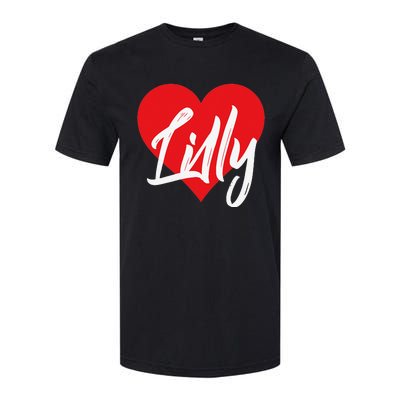 I Love Lilly First Name I Heart Named Softstyle CVC T-Shirt