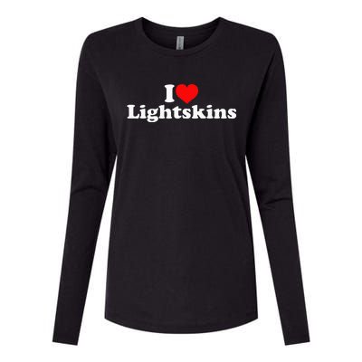 I Love Lightskins Womens Cotton Relaxed Long Sleeve T-Shirt