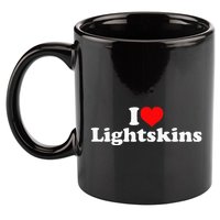 I Love Lightskins 11oz C Handle Ceramic Mug