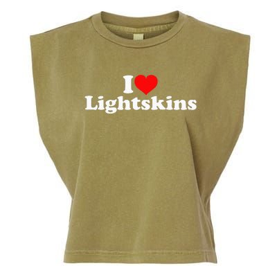 I Love Lightskins Garment-Dyed Women's Muscle Tee