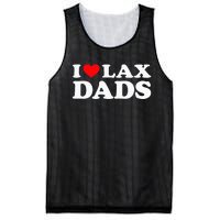 I Love Lax Dads I Heart Lax Dads Mesh Reversible Basketball Jersey Tank