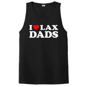 I Love Lax Dads I Heart Lax Dads PosiCharge Competitor Tank