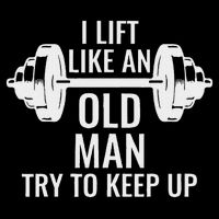 I Lift Like An Old Man Try To Keep Up Weightlifter Mesh Reversible Basketball Jersey Tank