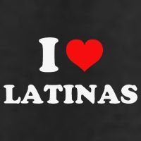 I Love Latinas I Heart Latinas 7 Panel Mesh Trucker Snapback Hat