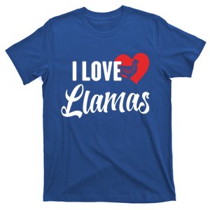 I Love Llamas Gift For Horse Lovers Gift T-Shirt