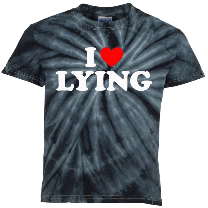 I Love Lying Kids Tie-Dye T-Shirt