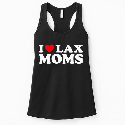 I Love Lax Moms Womens Tank Top