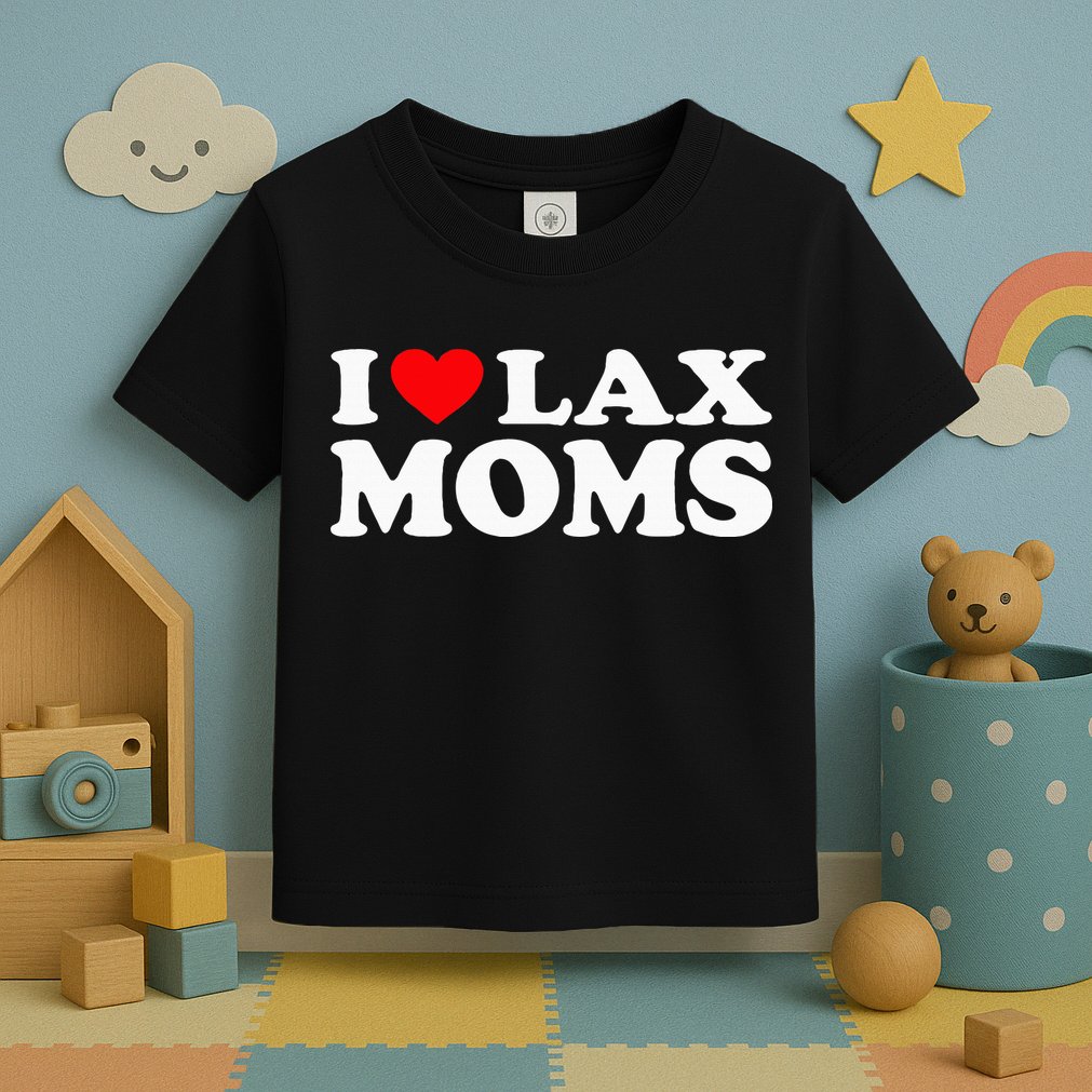 I Love Lax Moms Toddler T-Shirt