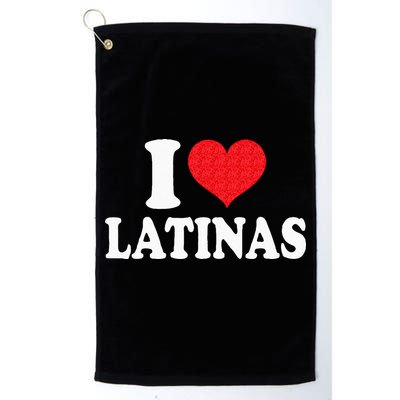 I Love Latinas Heart Love Latinas Golf Towel