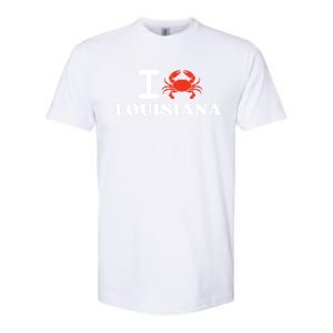 I Love Louisiana Crab Shellfish National Seafood Month Gift Softstyle CVC T-Shirt