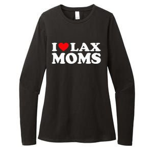 I Love Lax Moms I Heart Lax Moms Womens CVC Long Sleeve Shirt