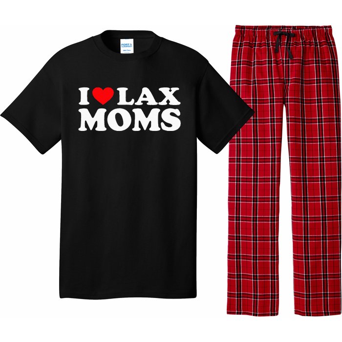 I Love Lax Moms I Heart Lax Moms Pajama Set