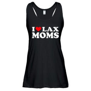 I Love Lax Moms I Heart Lax Moms Ladies Essential Flowy Tank