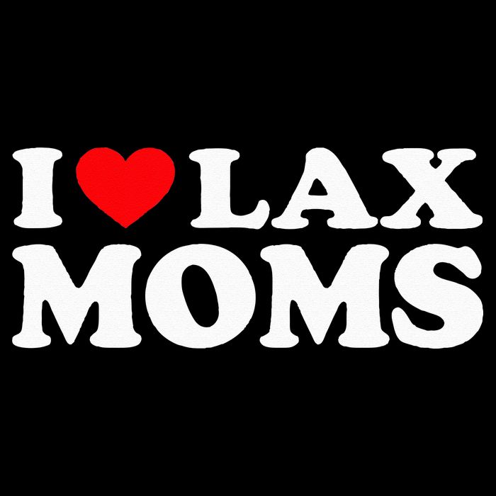 I Love Lax Moms I Heart Lax Moms 16 in Basic Backpack