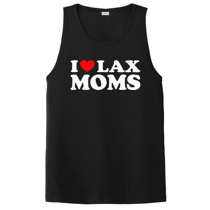 I Love Lax Moms I Heart Lax Moms PosiCharge Competitor Tank