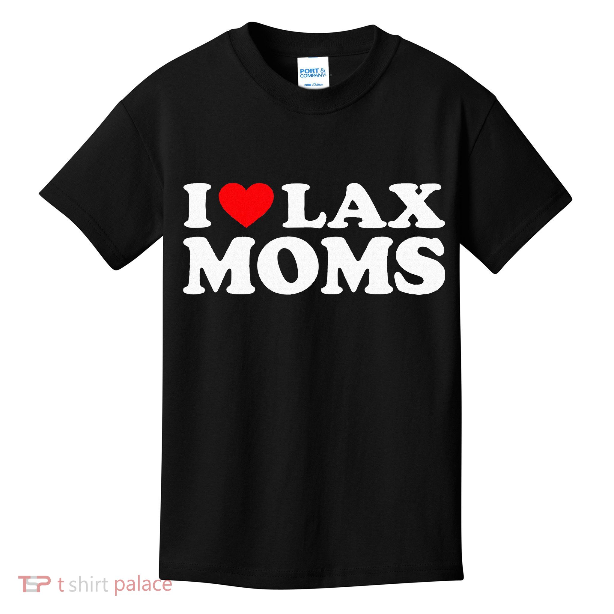 I Love Lax Moms I Heart Lax Moms Kids T-Shirt