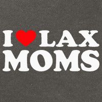 I Love Lax Moms I Heart Lax Moms Cotton Canvas Backpack