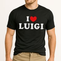 I Love Luigi, I Heart Luigi Cooling Performance Crew T-Shirt