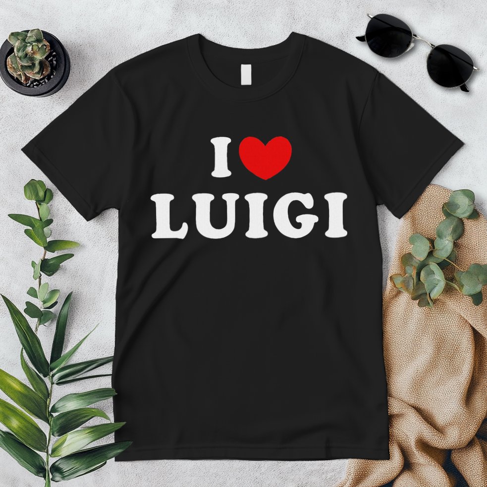 I Love Luigi, I Heart Luigi Premium T-Shirt
