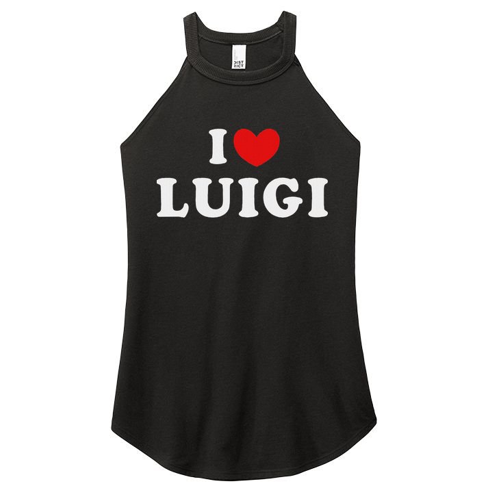I Love Luigi, I Heart Luigi Women's Perfect Tri Rocker Tank