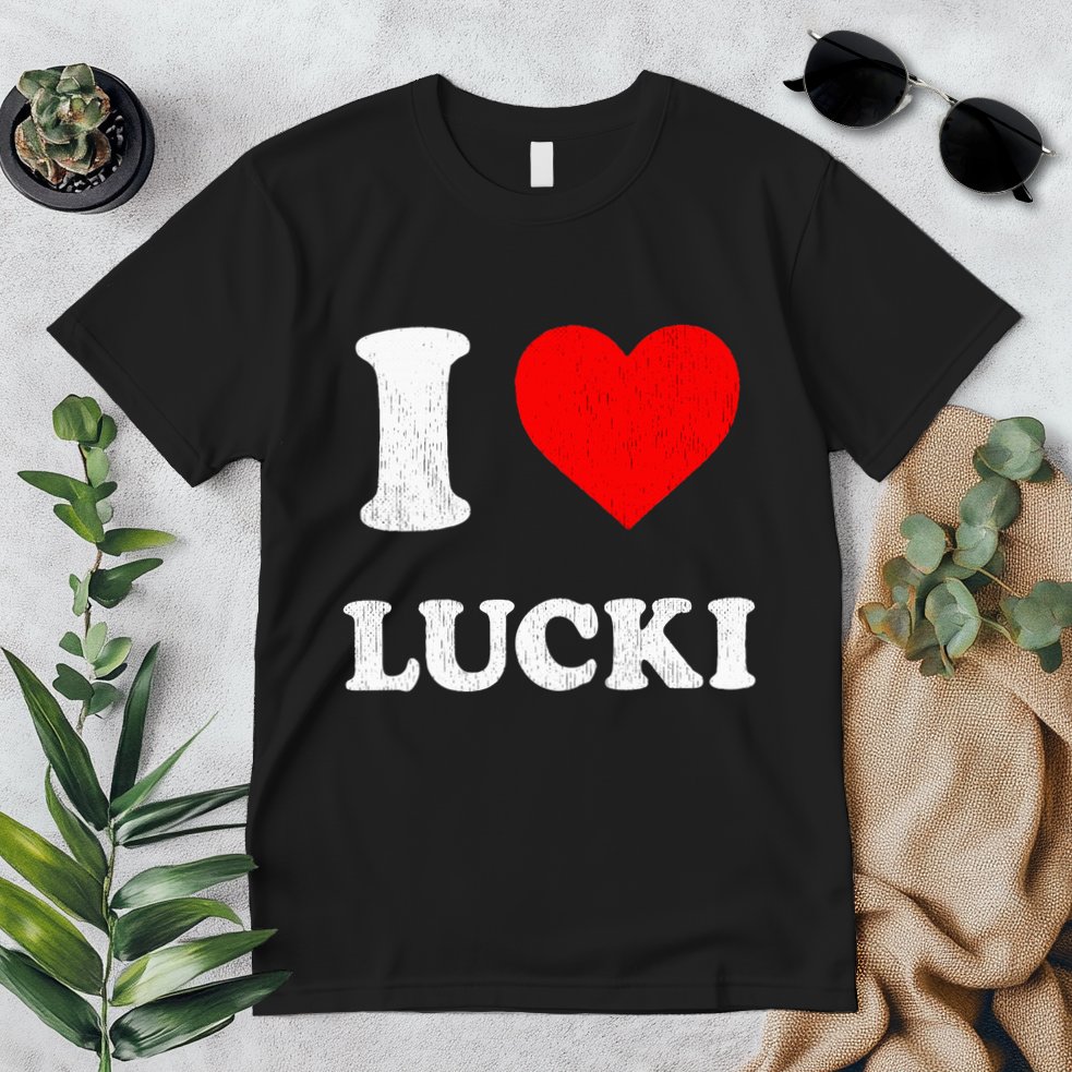 I Love Lucki funny sayings Premium T-Shirt