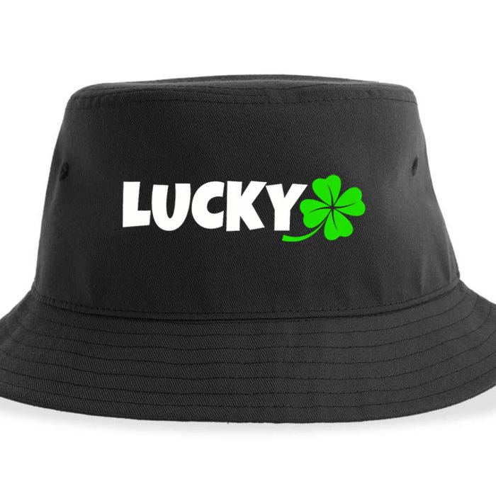 Irish Luck Lucky Clover Leaf Saint Irish Pats St PatrickS Day Sustainable Bucket Hat