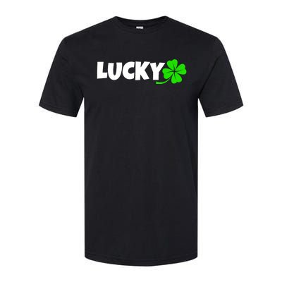 Irish Luck Lucky Clover Leaf Saint Irish Pats St PatrickS Day Softstyle® CVC T-Shirt