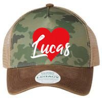 I Love Lucas First Name Legacy Tie Dye Trucker Hat