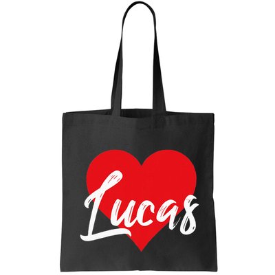 I Love Lucas First Name Bag