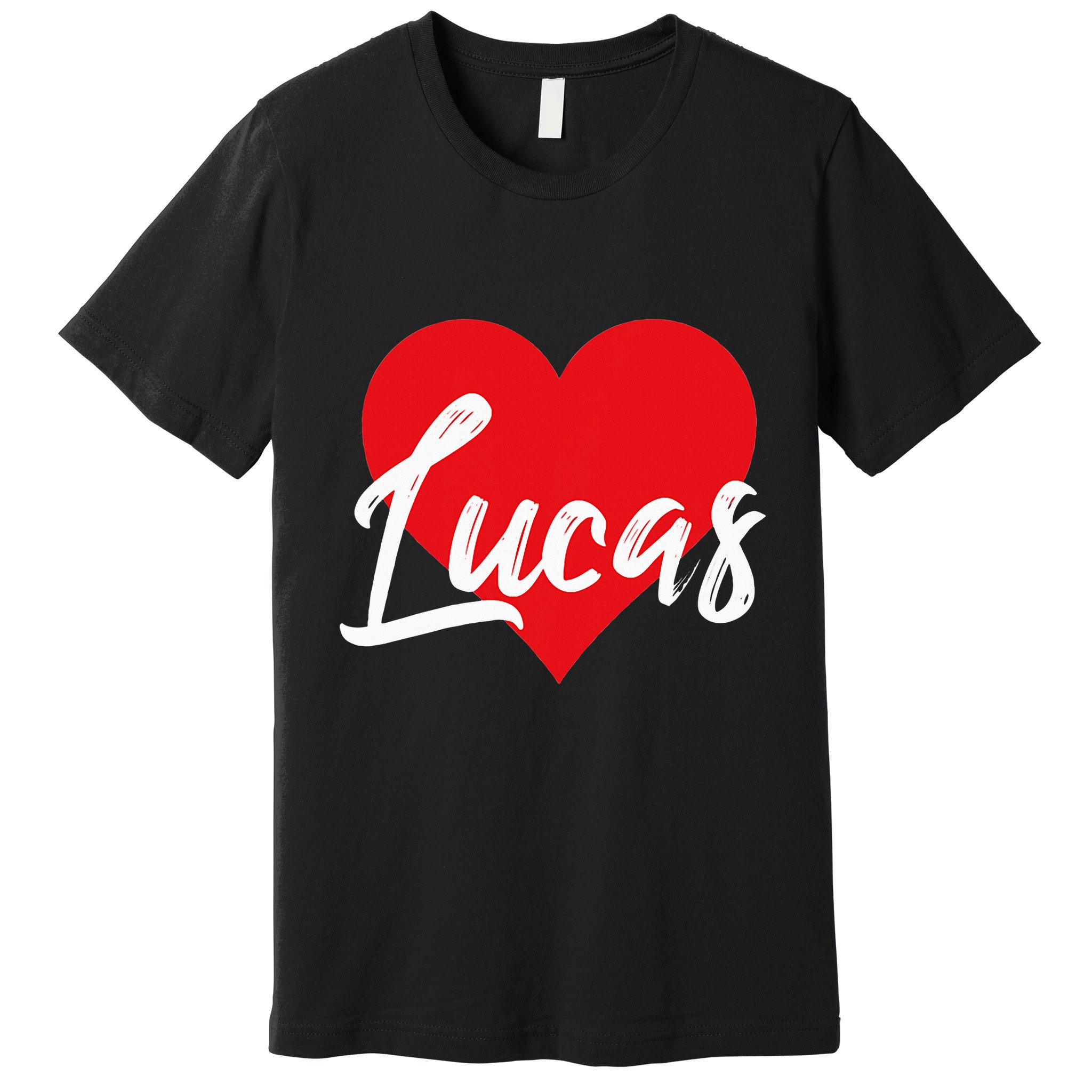 I Love Lucas First Name Premium T-Shirt