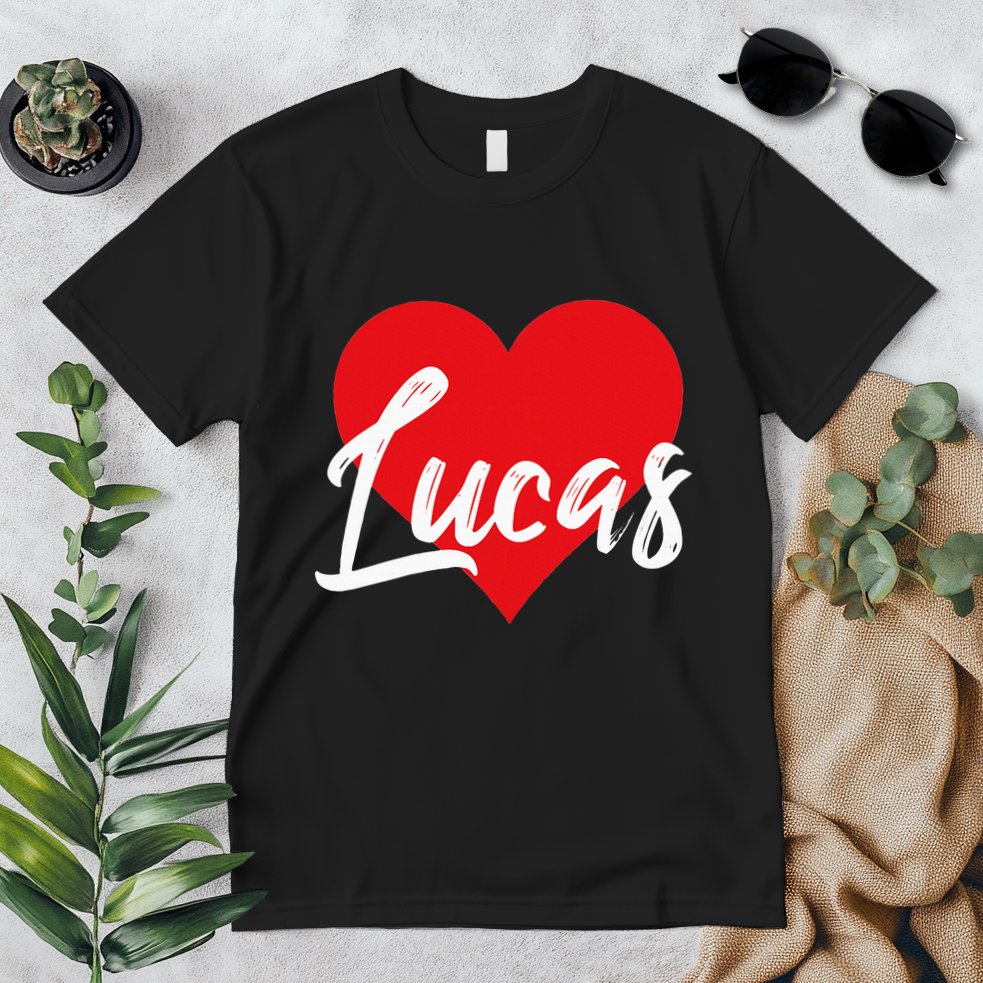 I Love Lucas First Name Premium T-Shirt