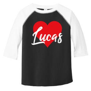 I Love Lucas First Name Toddler Fine Jersey T-Shirt