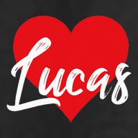 I Love Lucas First Name Golf Towel