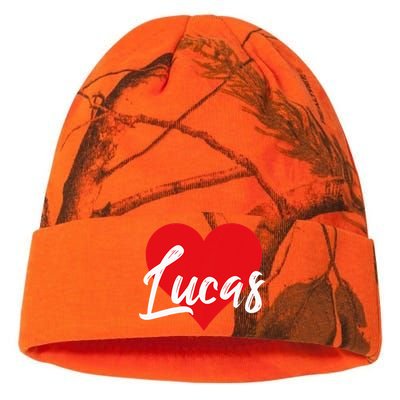 I Love Lucas First Name Kati Licensed 12" Camo Beanie