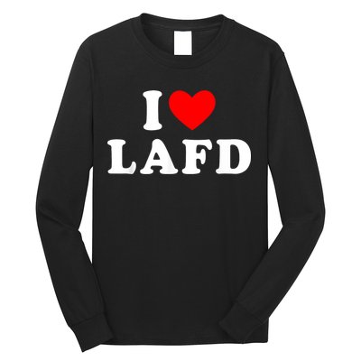 I Love Lafd Funny I Heart Lafd Long Sleeve Shirt