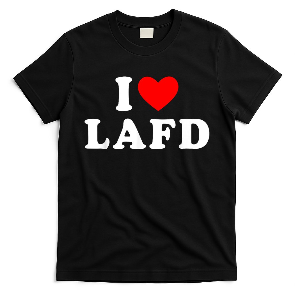 I Love Lafd Funny I Heart Lafd T-Shirt