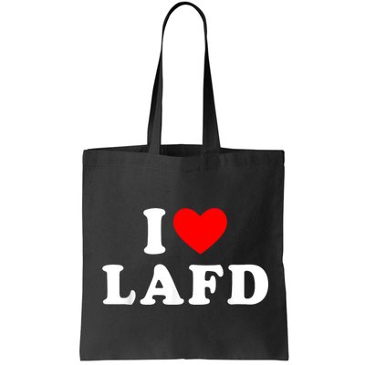 I Love Lafd Funny I Heart Lafd Bag