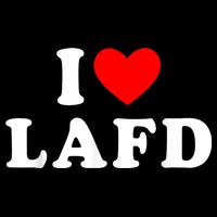 I Love Lafd Funny I Heart Lafd Bag