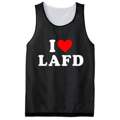 I Love Lafd Funny I Heart Lafd Mesh Reversible Basketball Jersey Tank