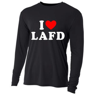 I Love Lafd Funny I Heart Lafd Cooling Performance Long Sleeve Crew