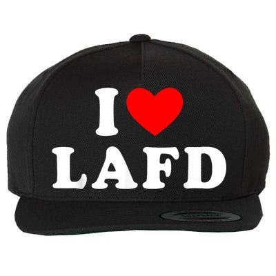 I Love Lafd Funny I Heart Lafd Wool Snapback Cap