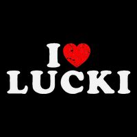 I Love Lucki I Heart Lucki Red Heart Backpack