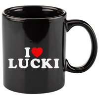 I Love Lucki I Heart Lucki Red Heart 11oz C Handle Ceramic Mug