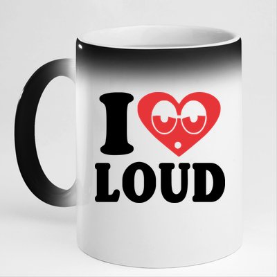 I Love Loud 11oz Black Color Changing Mug