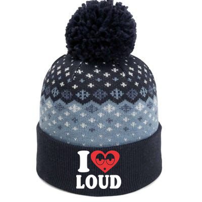 I Love Loud The Baniff Cuffed Pom Beanie