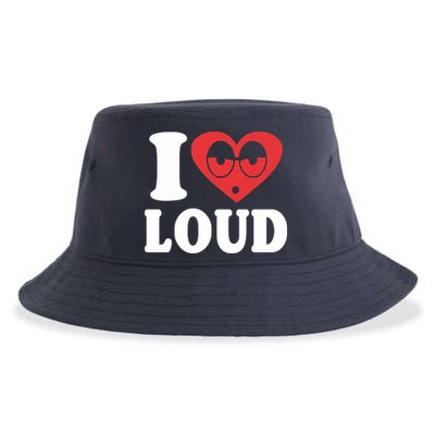 I Love Loud Sustainable Bucket Hat