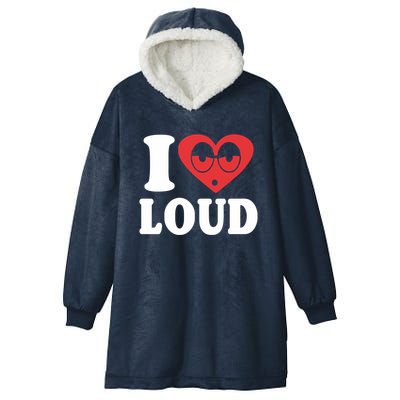 I Love Loud Hooded Wearable Blanket